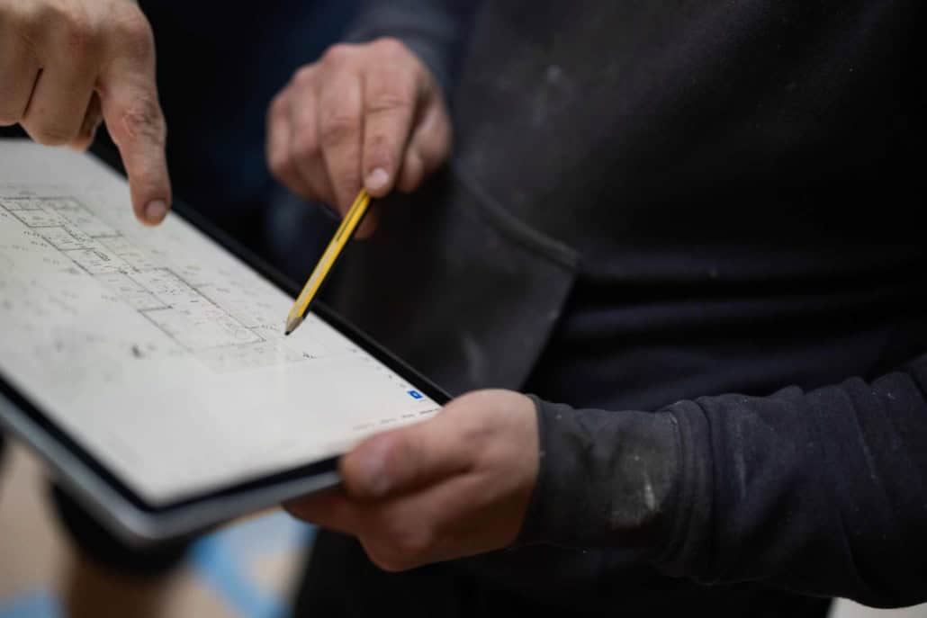 Plantegning af projekt