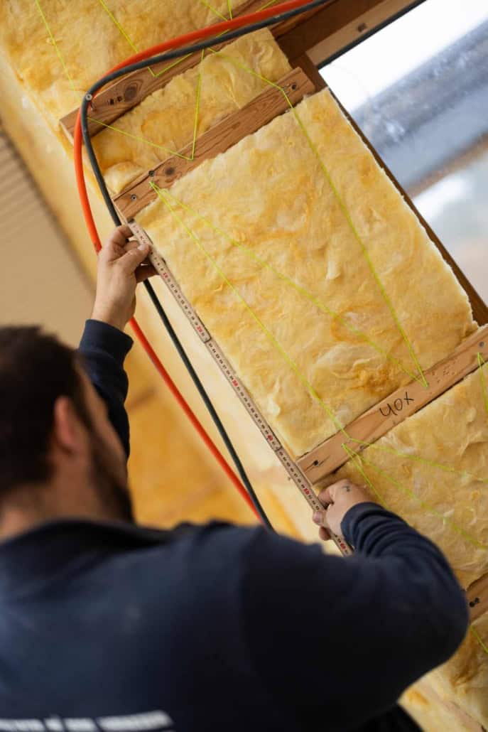 Opmåling af tykt lag isolering